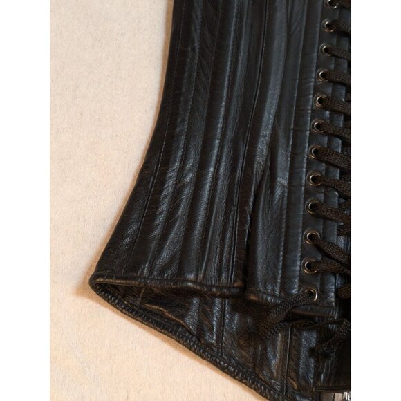 Northbound Leather Sweetheart Corset Zip Lace Up/zipper Womens 24 (6284) - Picture 7 of 16
